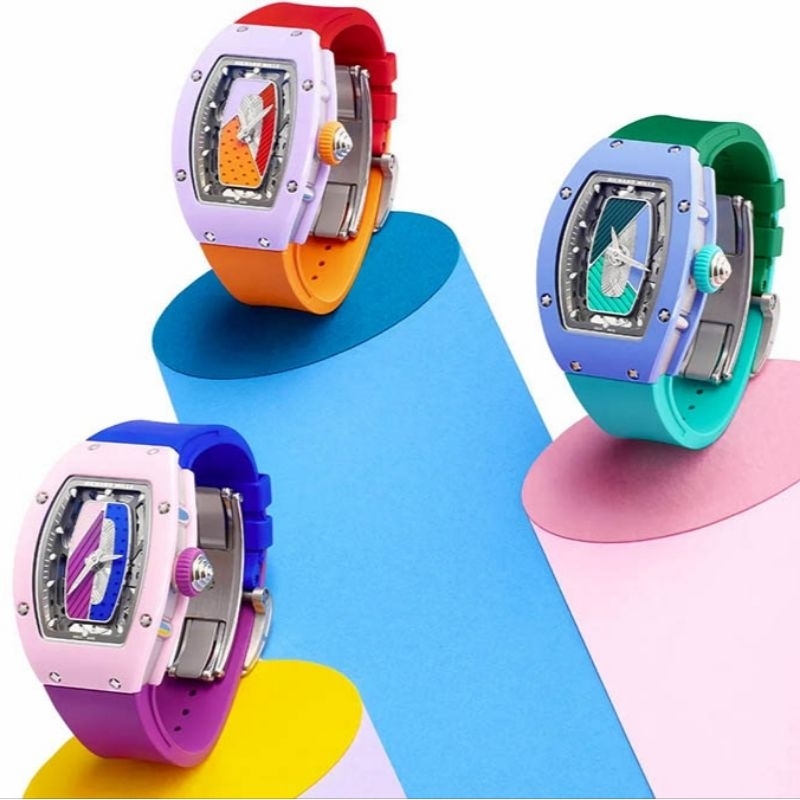 Jam tangan Automatic Swiss RM 07-01 Lady Colored Ceramic Collection