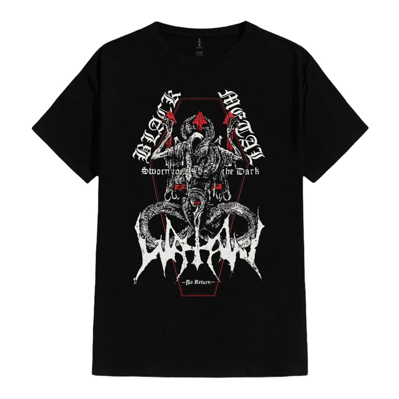 T-SHIRT / KAOS BAND OFFICIAL WATAIN - SWORN COFFIN