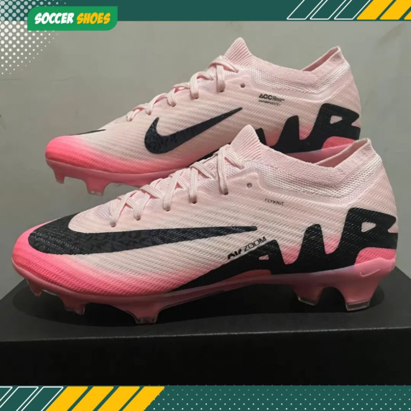Nike - Sepatu Bola Zoom Mercurial Vapor 15 Elite Pink Black