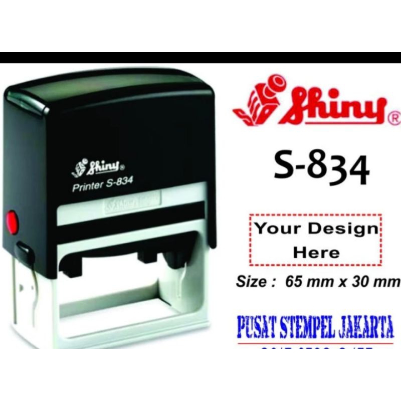 

Stempel Shiny S834 S 834 + costum/tulisan