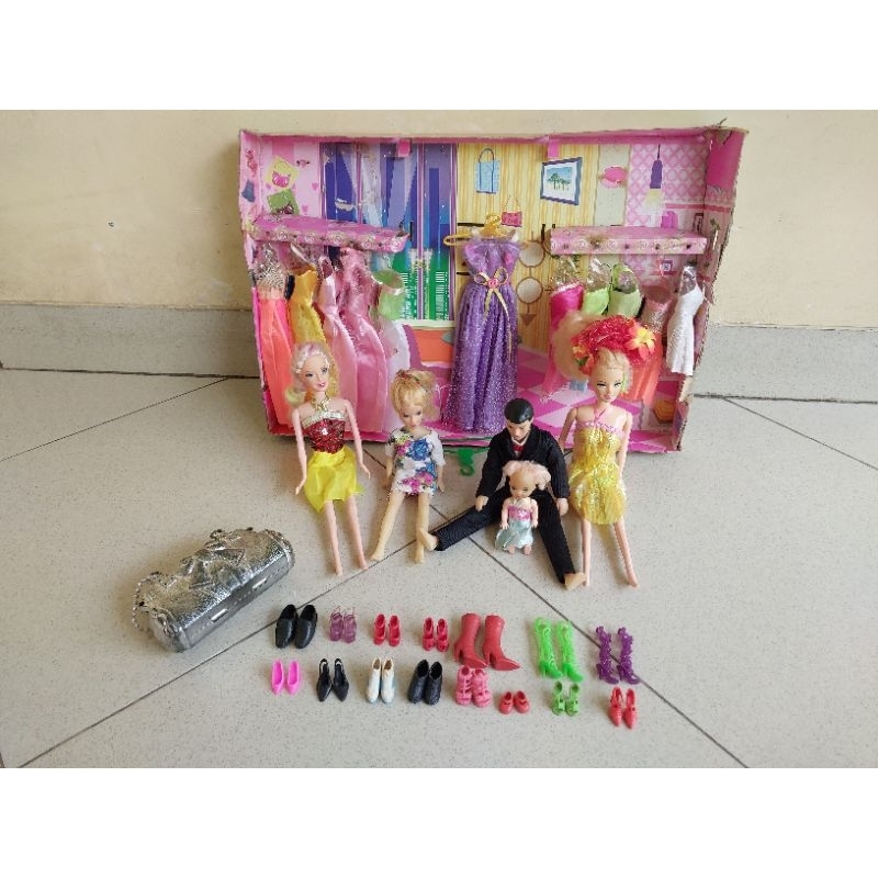 Mainan Barbie paket lengkap