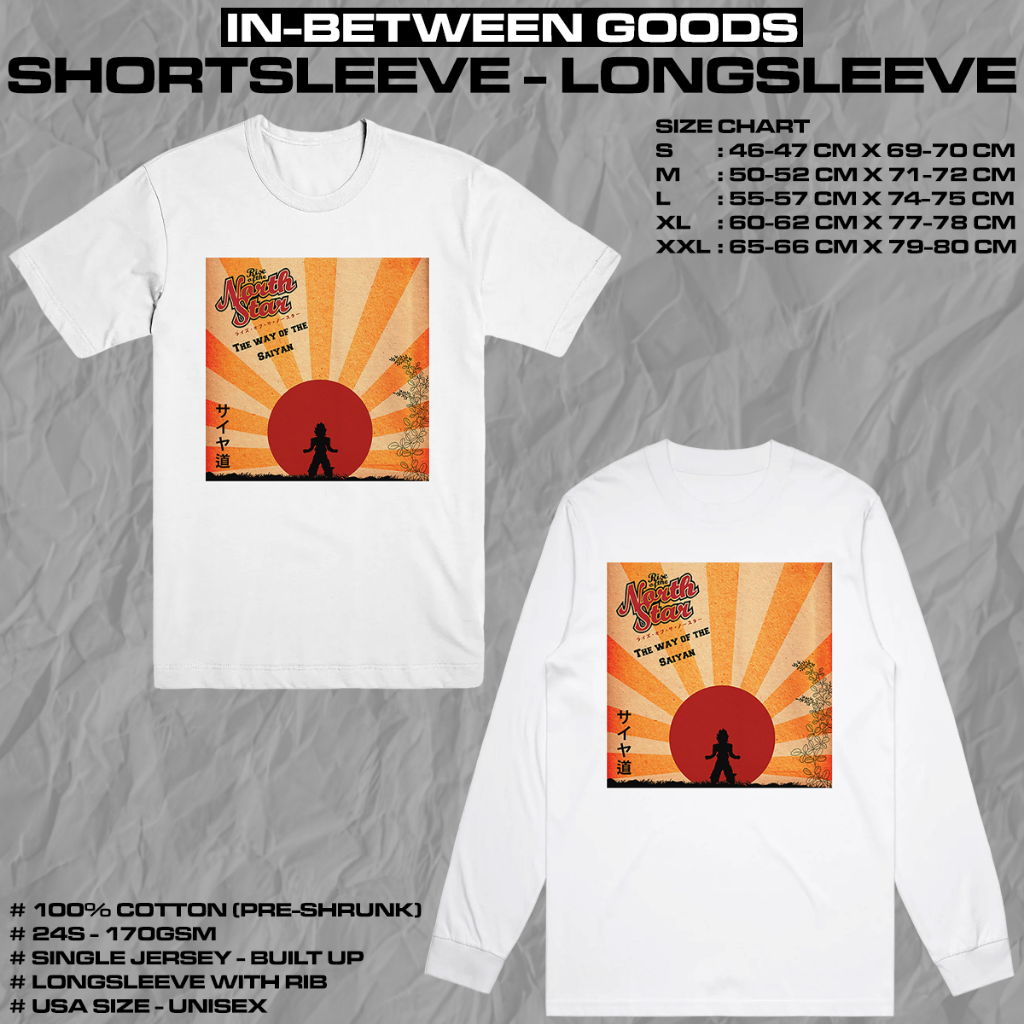 RISE OF THE NORTHSTAR - WAY OF THE SAIYAN | T-SHIRT | LONGSLEEVE | BAND MERCH