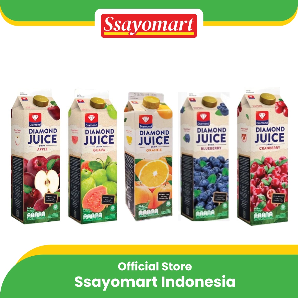 

DIAMOND UHT Juice Drink 1 Liter/1000ml, Jus Buah