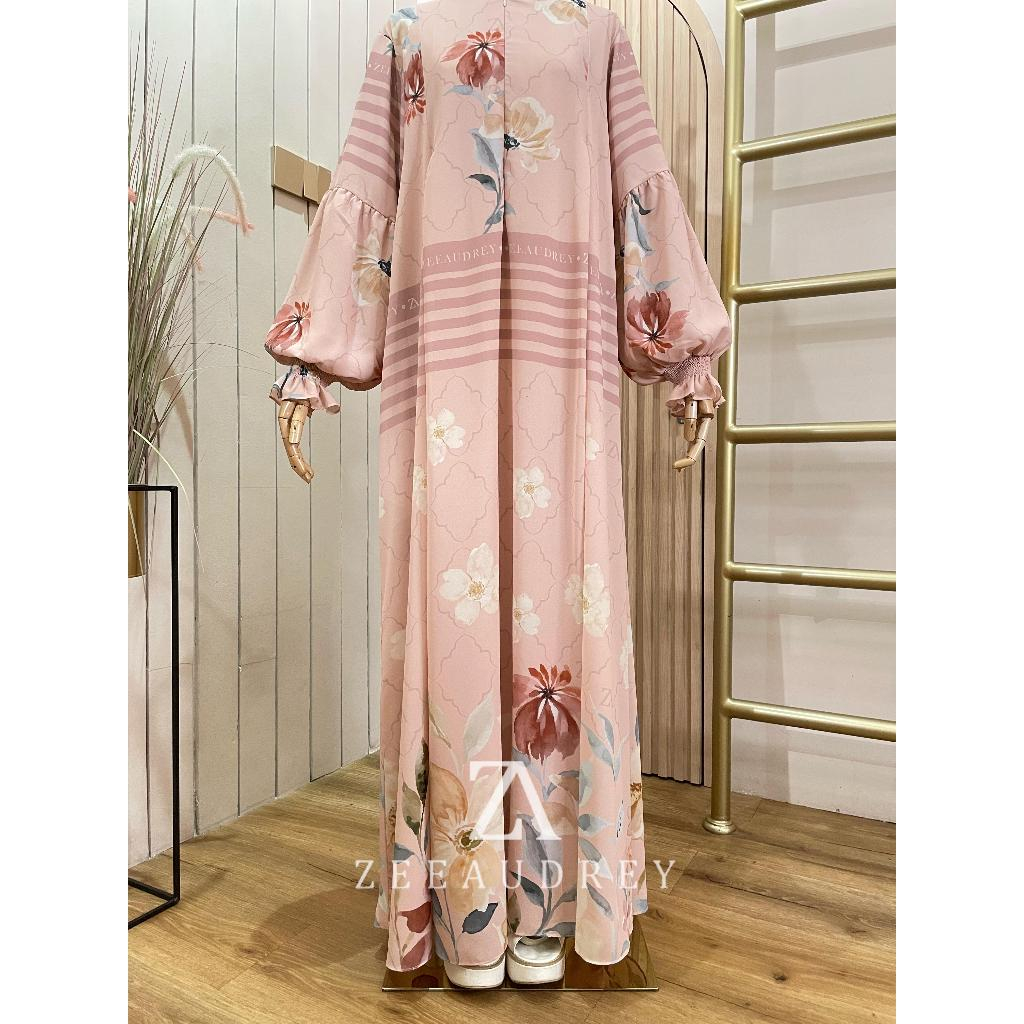 HASYA DRESS GAMIS PRINTINGAN BY ZEEAUDREY