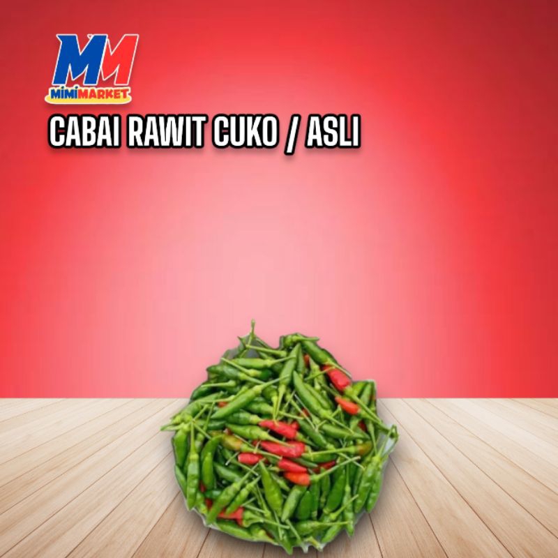 Cabe Rawit Cuko / Cabe Rawit Asli - Mimimarket