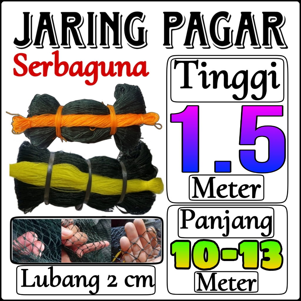 Jaring Ayam Lubang 2 cm Lebar 1.5 Meter Jaring Pagar Ayam Jaring Kandang Ayam