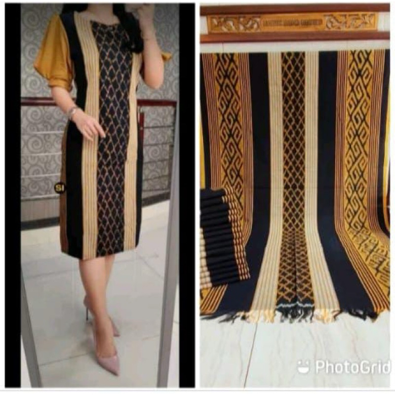 Dress Tenun Etnik Jepara premium Miss Nauli
