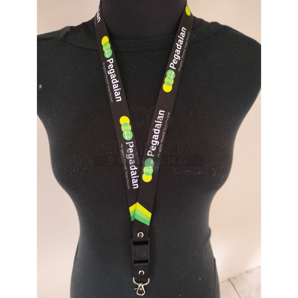 

Tali ID Card / Tali Lanyard printing PEGADAIAN