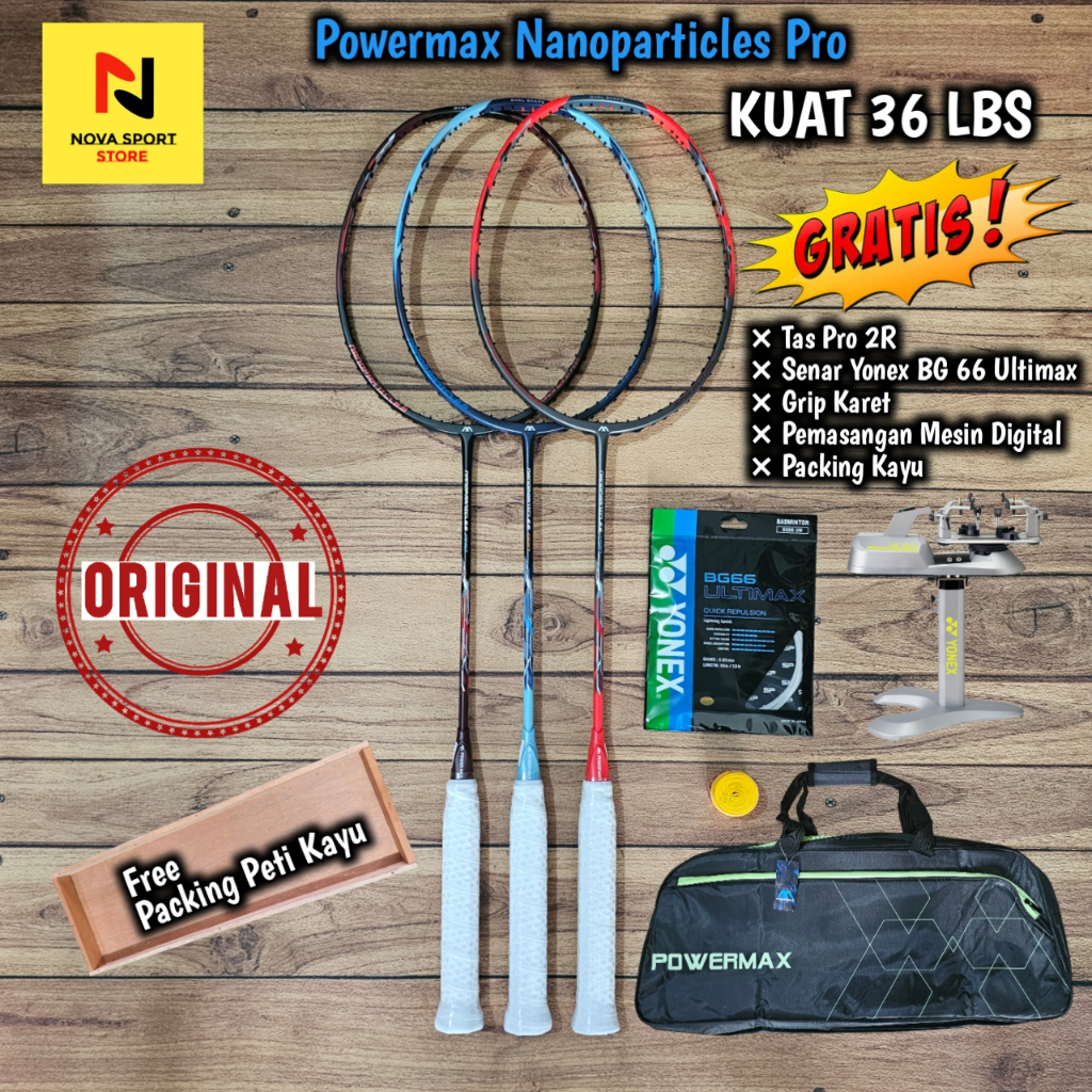 Raket Badminton Powermax Nanoparticles Pro