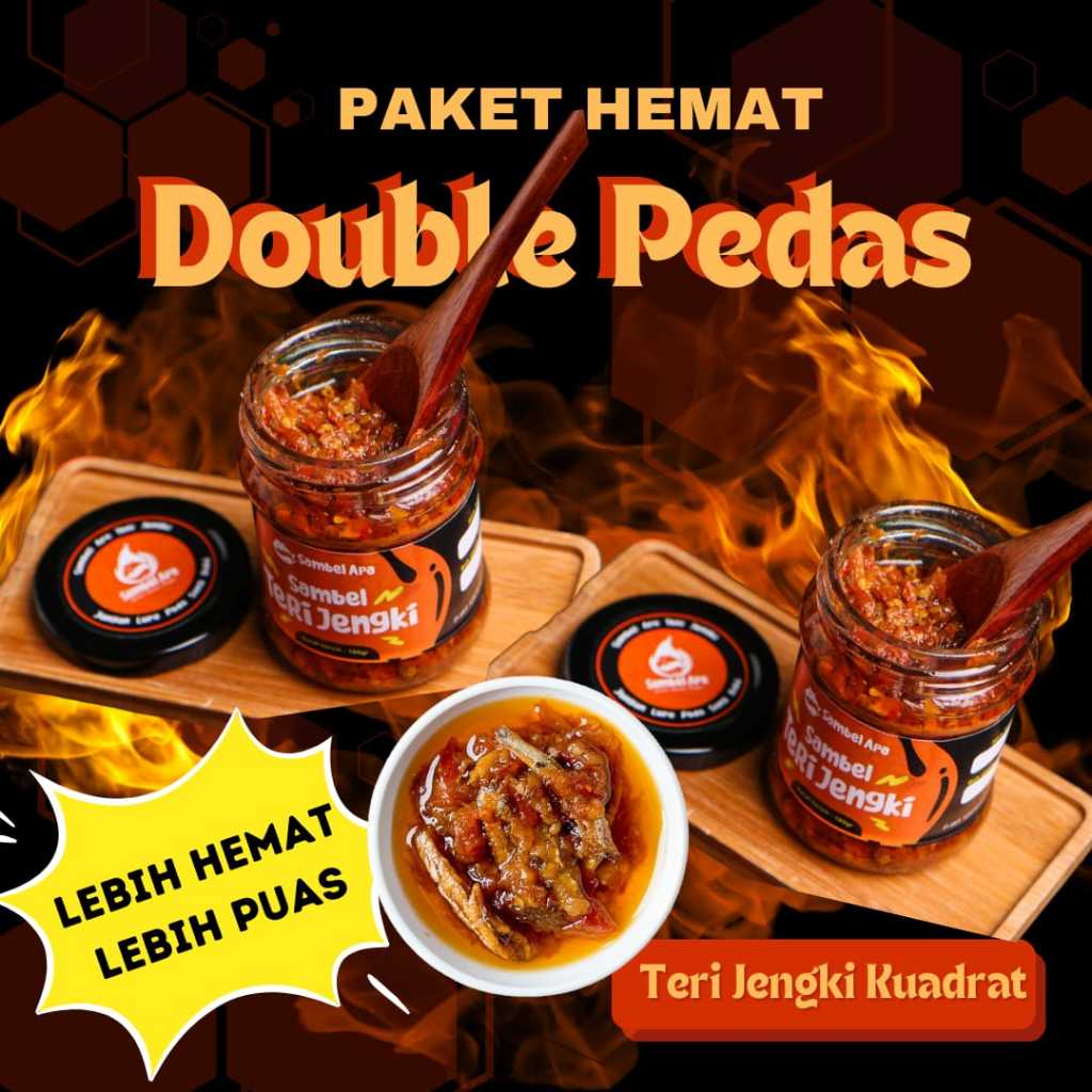 

Double Pedas Hemat Sambel Apa Teri Jengki