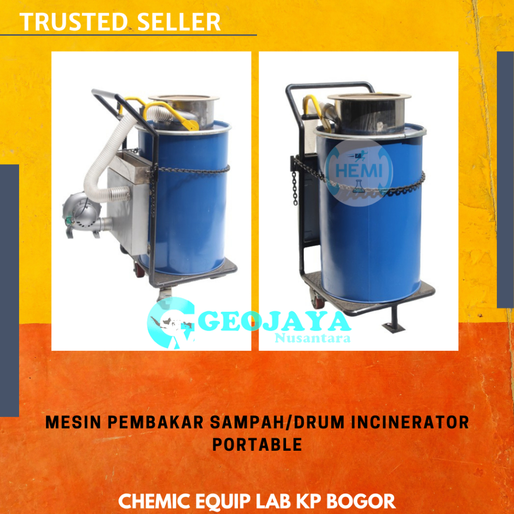 Mesin Pembakar Sampah/Drum Incinerator Portable
