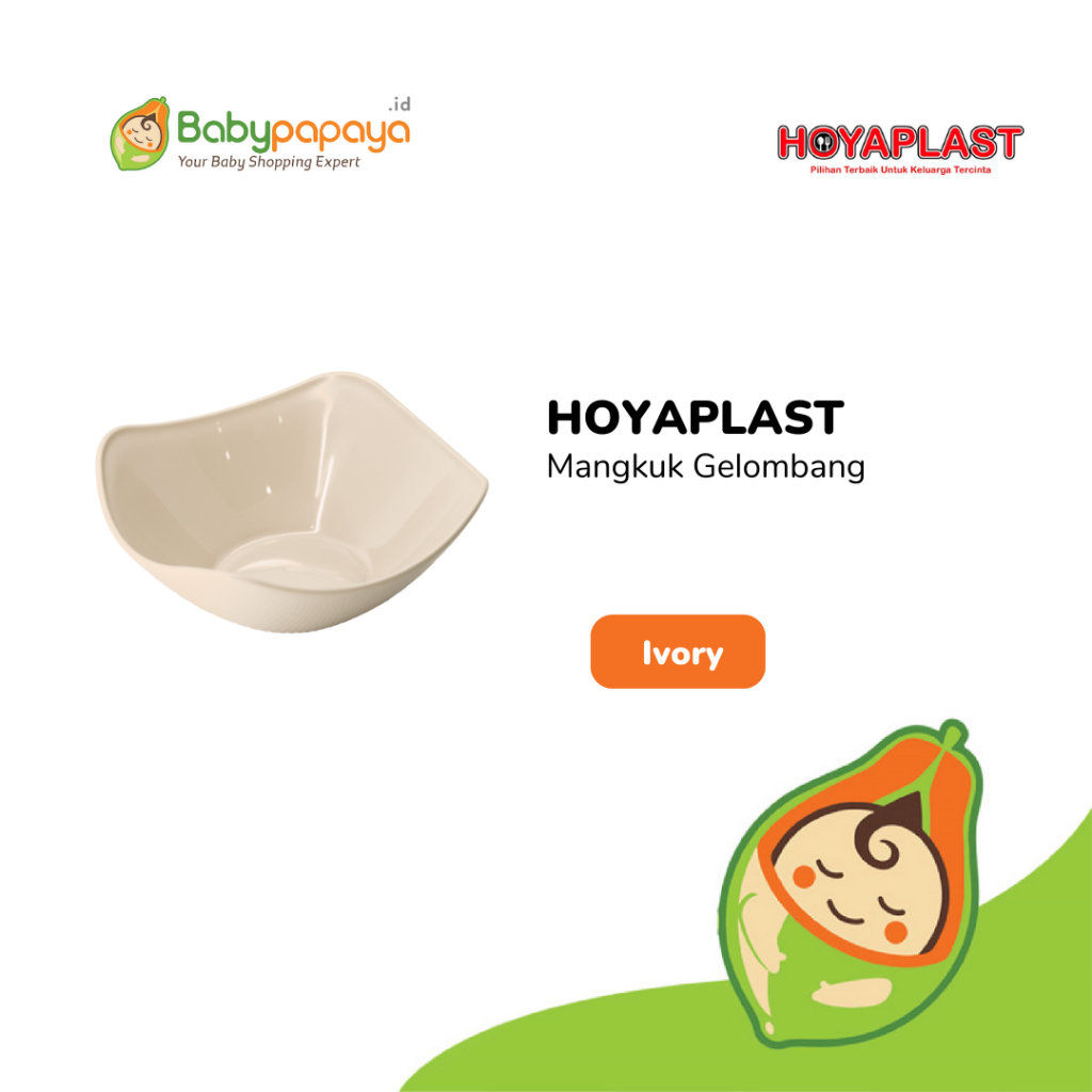 HOYA Mangkok Plastik Gelombang