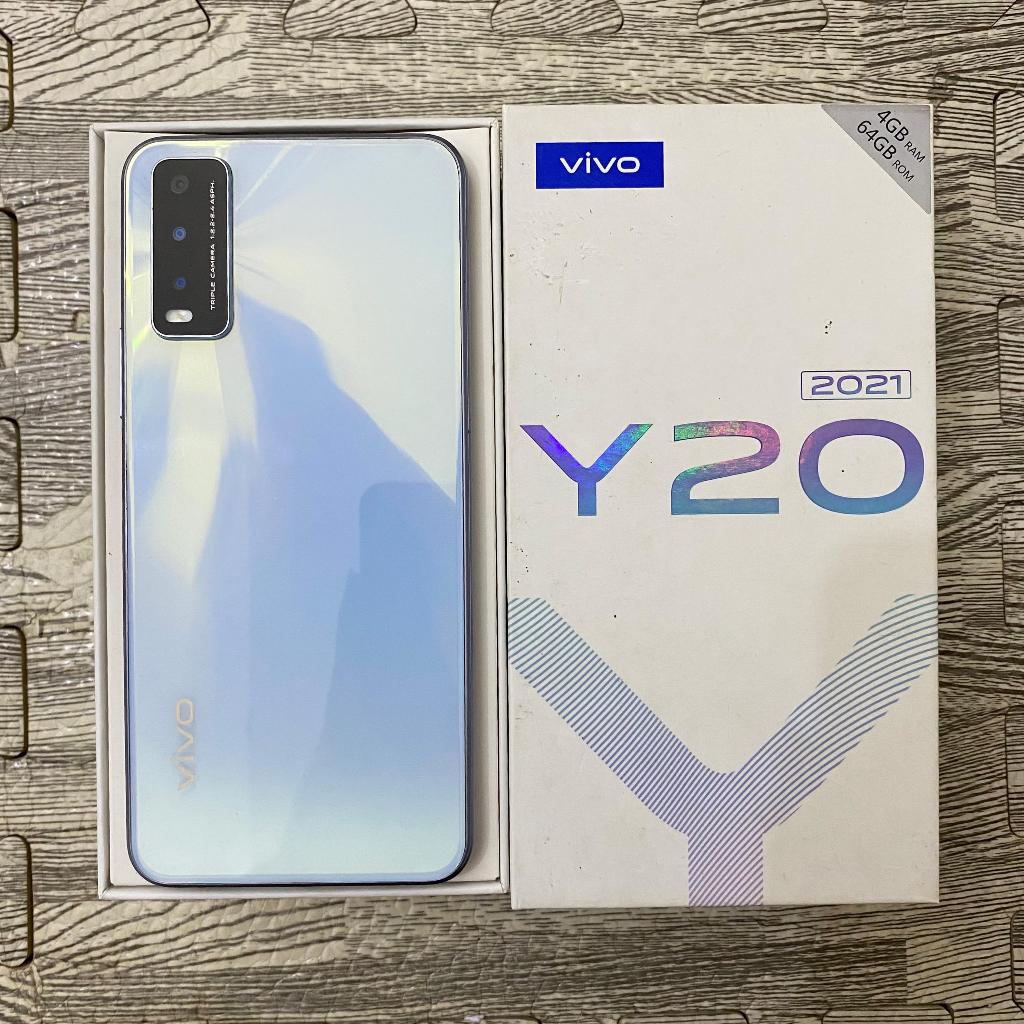 Vivo Y20 2021 4/64gb Second Fullset Bekas Resmi