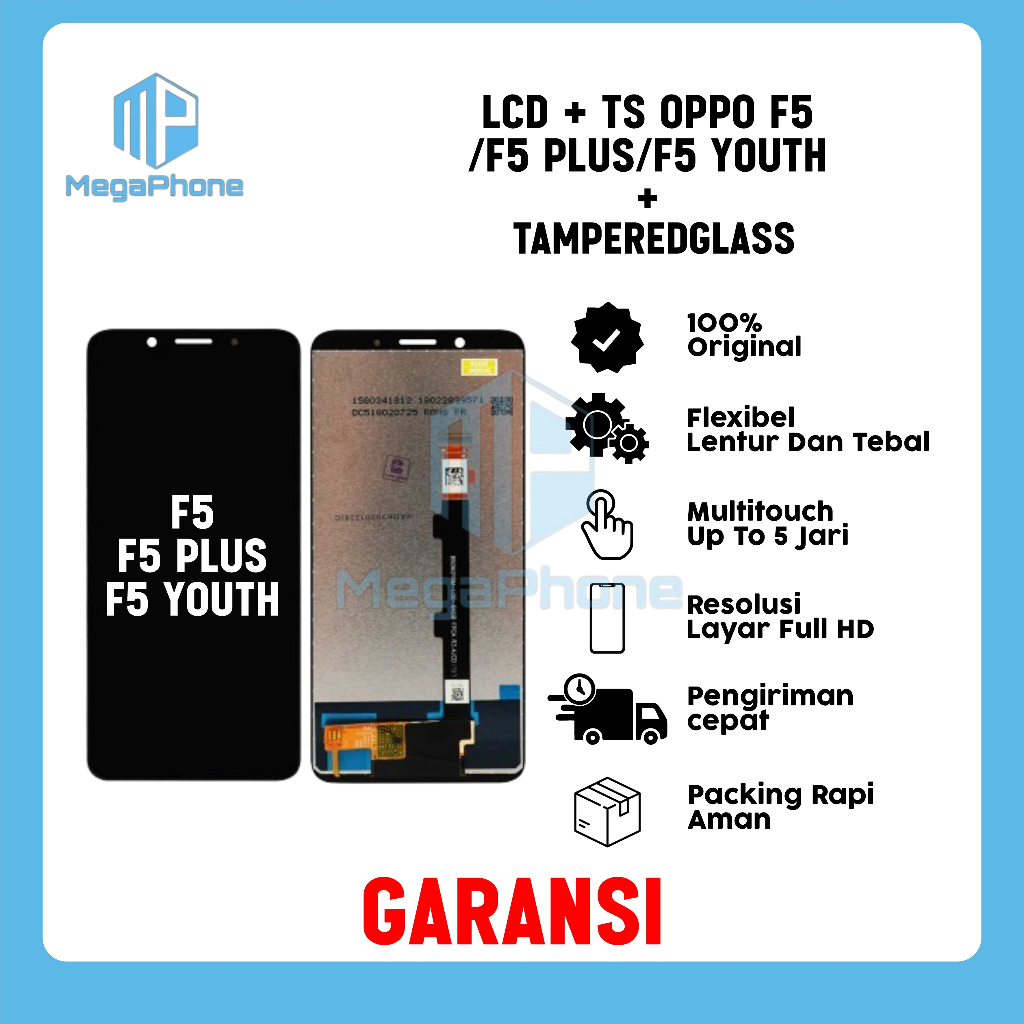 LCD + TG OPPO F5/ F5 PLUS/ F5 YOUTH ORI FULLSET GARANSI