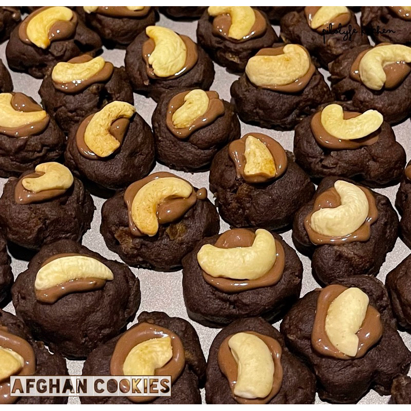 

Afghan Premium Cookies | Kue Kering Cokelat Mede