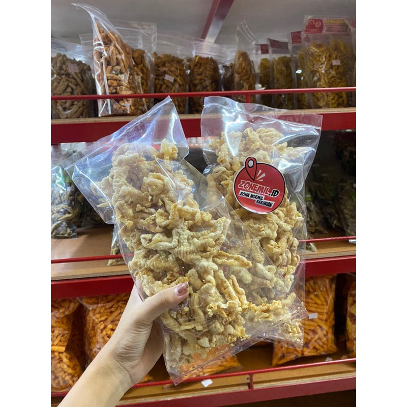 

KERIPIK CAKAR / CAKAR AYAM CRISPY 100gr