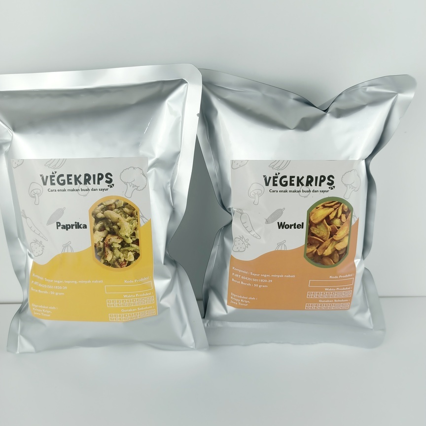 

Keripik Paprika 50 Gr FREE Wortel 50 Gr