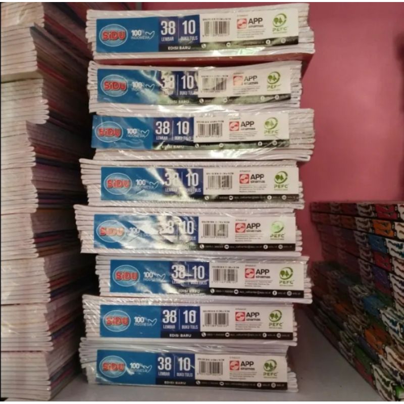 

buku tulis Sidu isi 38 (10 pcs) 1 pack