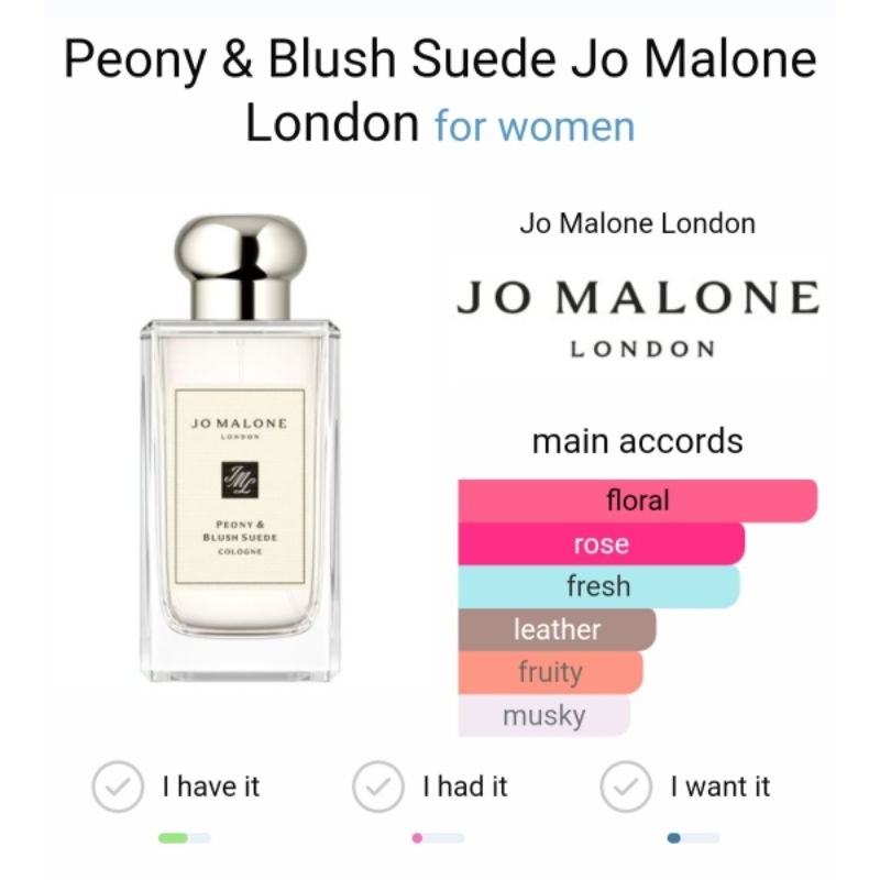 Parfum Jo Malone Peony& Blush Suede
