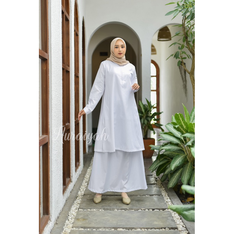 Ss SYAKIRA x HURAIYAH SETELAN ROK KURUNG MELAYU toyobo /Setrok Dinkes perawat puskesmas set baju ker