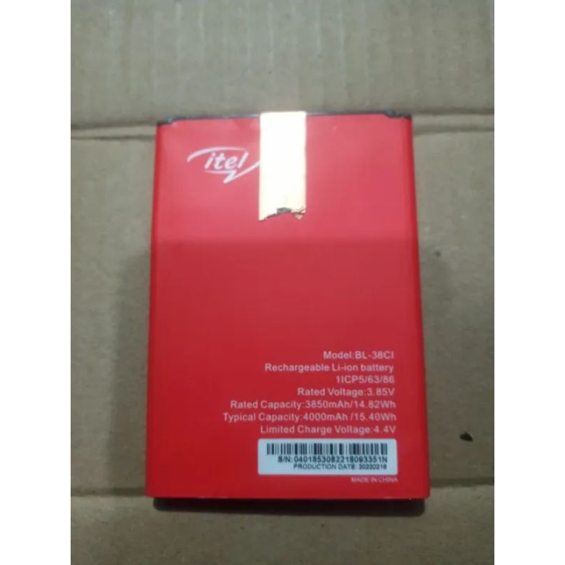 Batre Hp itel BL-38C1 A661L A49 A661L A551L A27 ORI CABUTAN
