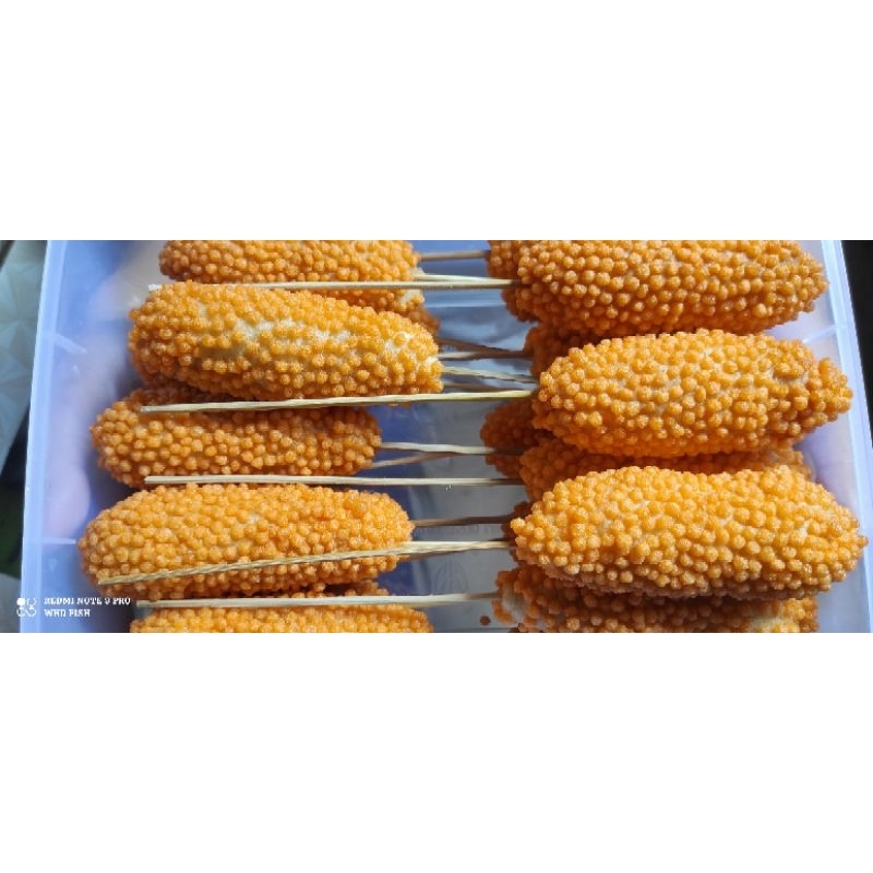

corndog bubble crumbs FROZEN isi sosis