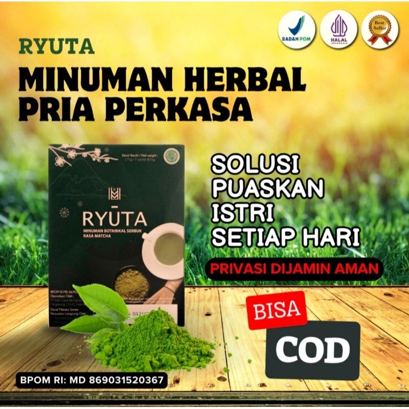 Ryuta Obat Herbal Stamina Pria Dewasa - Minuman Teh Obat Kuat Tahan Lama Solusi Ejakulasi Dini Pria 