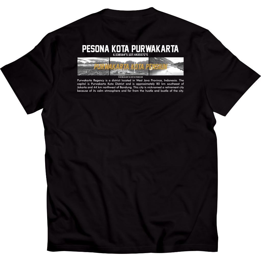 Kaos Pesona Kota Purwakarta Tshirt Purwakarta Kota Pensiun