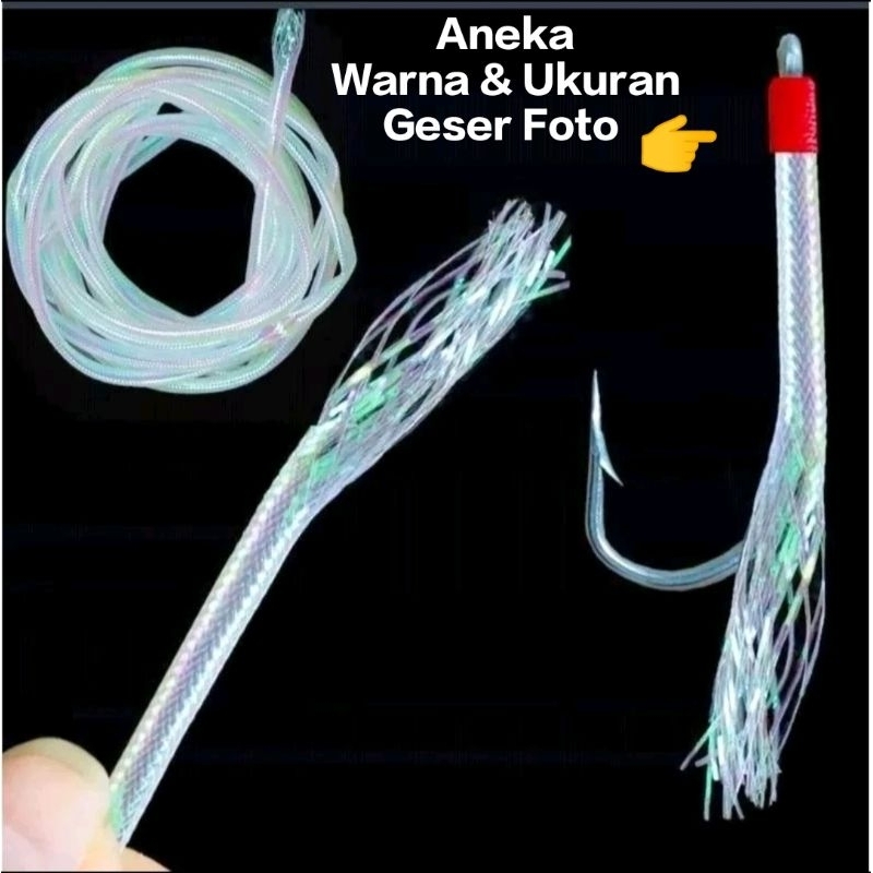 Bulu Mutiara Plintir✓  Benang Kilat Firelock | Benang KENZI RAINBOW LINE ✓ Bulu Mutiara Aurora Threa