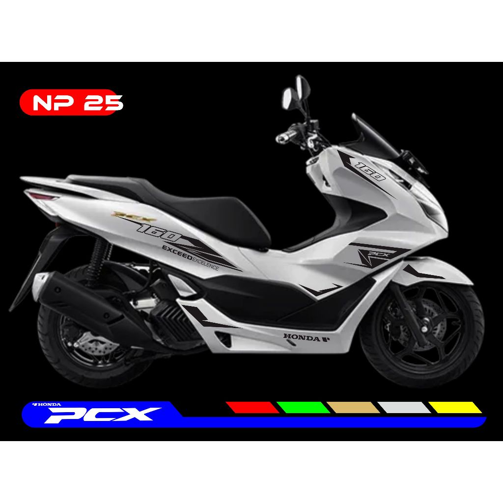 COD striping pcx 160, stiker cutting list bodi honda pcx 160 striping cutting pcx 2021,striping new 