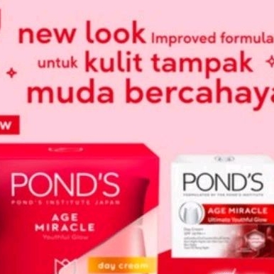 Pond's Age Miracle Krim Wajah Youthful Glow Day Cream dan Night Cream | Ponds Age Miracle Krim Wajah
