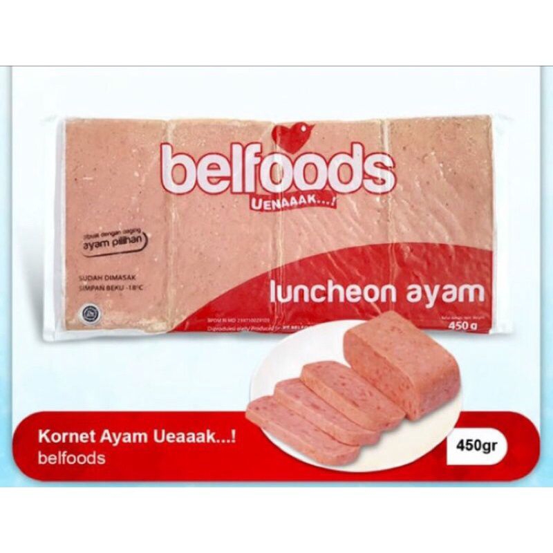 

Belfoods Uenak Luncheon Ayam Stf 450gram
