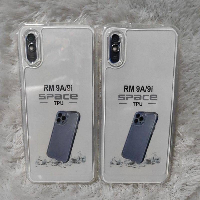 Casing Silikon REDMI 9A REDMI 9i Case Silikon Clear Bening Transparan Pro Camera+ pelindung kaca Cam