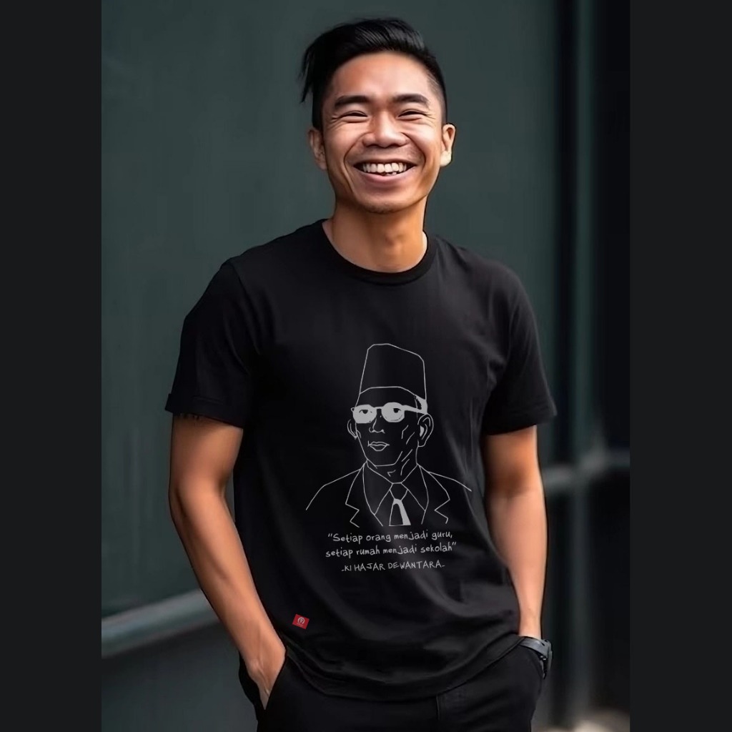 Kaos Tokoh Ki Hajar Dewantara