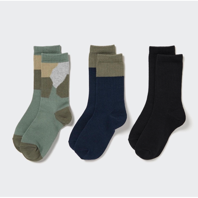 Uniqlo Kids Regular Socks 3P (Geometric)