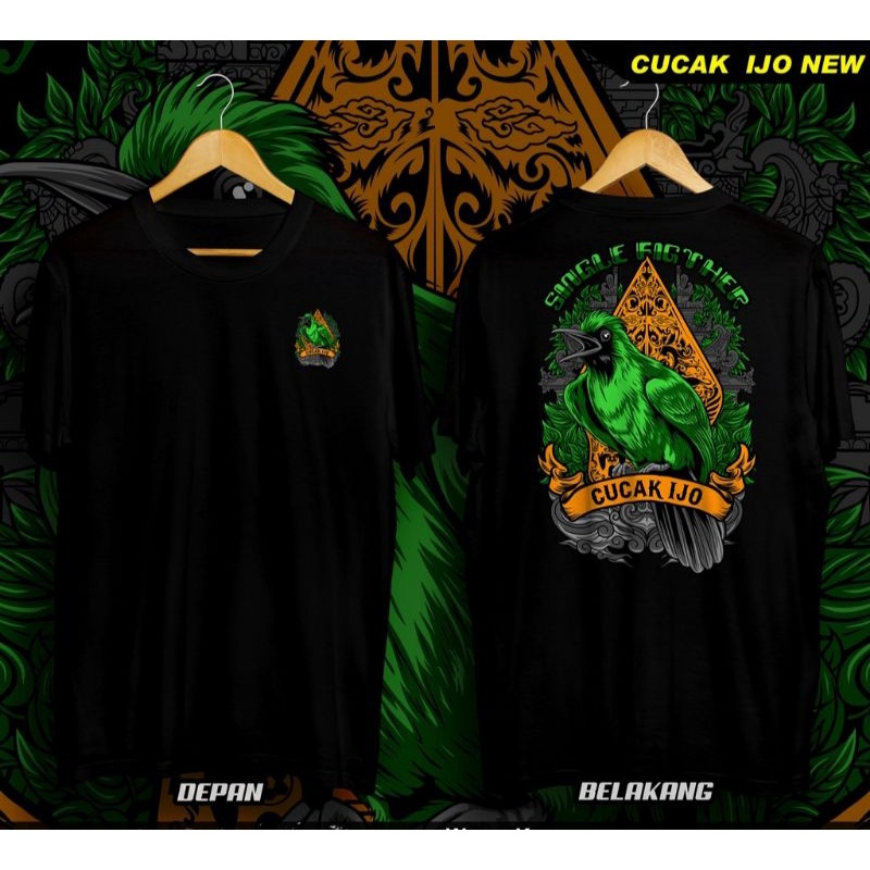 kaos cucak hijau kaos cucak ijo komunitas murai batu kacer kenari love bird kicau mania