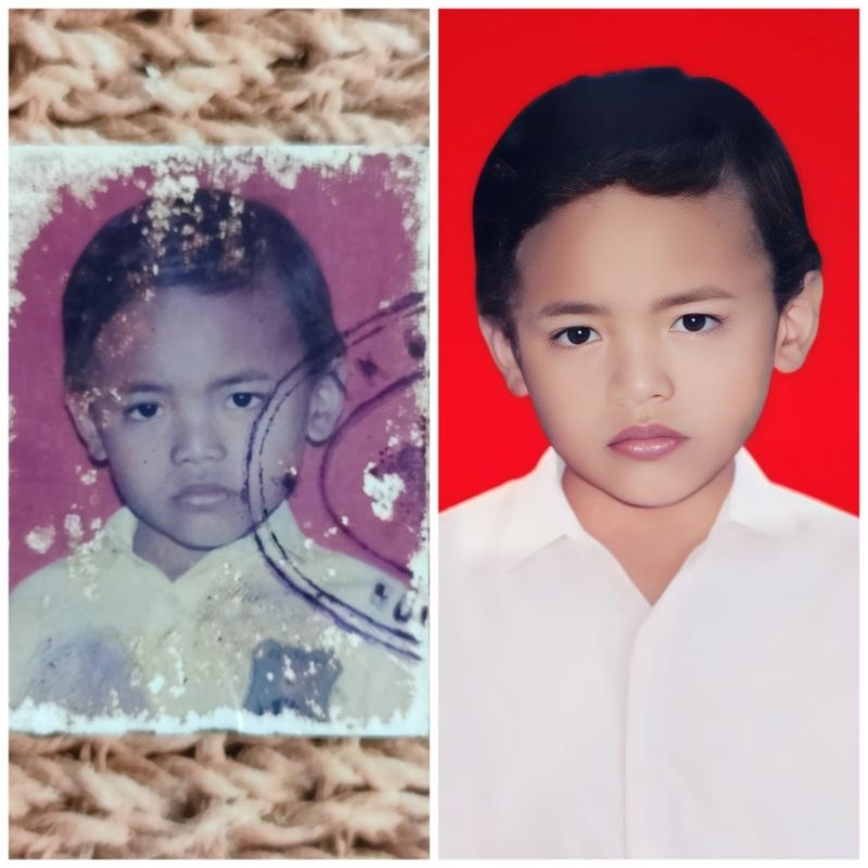 Restorasi foto Rusak/buram