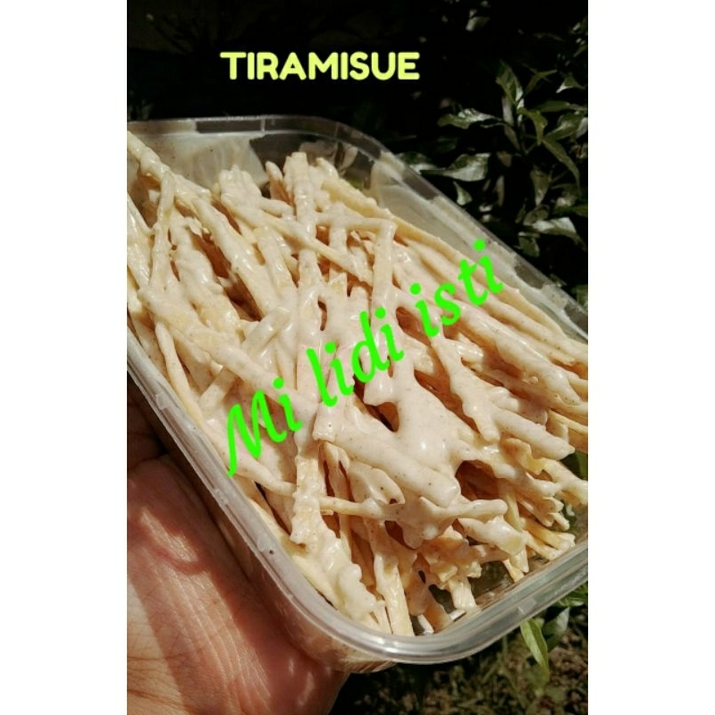 

Mi lidi coklat lumer 220 gram box 650 ml toping pisah