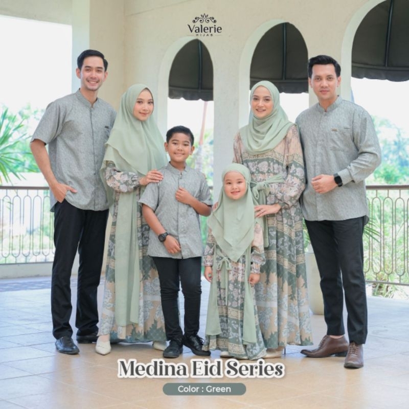 Moslem Ori Pakaian Muslim Keluarga Sarimbit Medina Eid Series By Valerie Hijab (Ready Please Cekstok