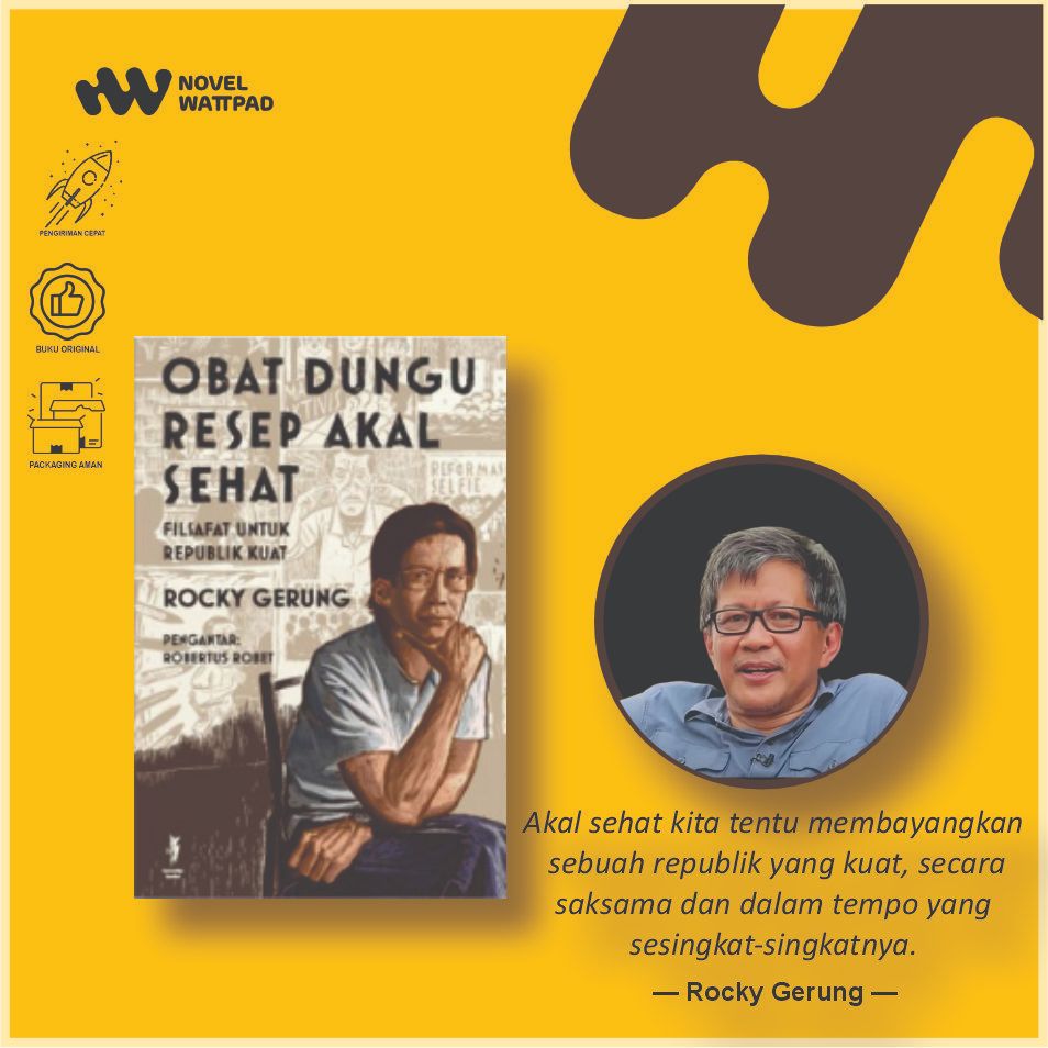 OBAT DUNGU RESEP AKAL SEHAT Rocky Gerung