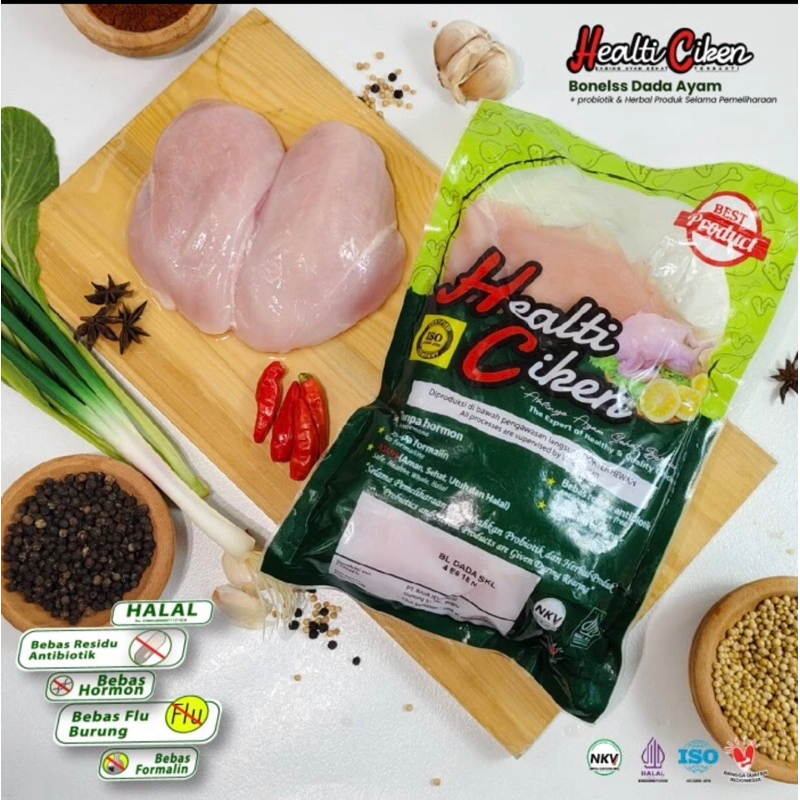 

DADA AYAM FILLET / TENDERLOIN BONELESS PROBIOTIK / AYAM SEHAT / HEALTI CIKEN / AYAM ORGANIK