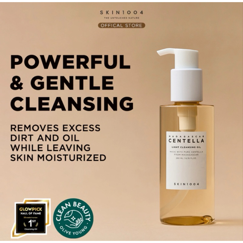 SKIN1004 Madagascar Centella Light Cleansing Oil 200ml Full Size (Exp 2028-2029)