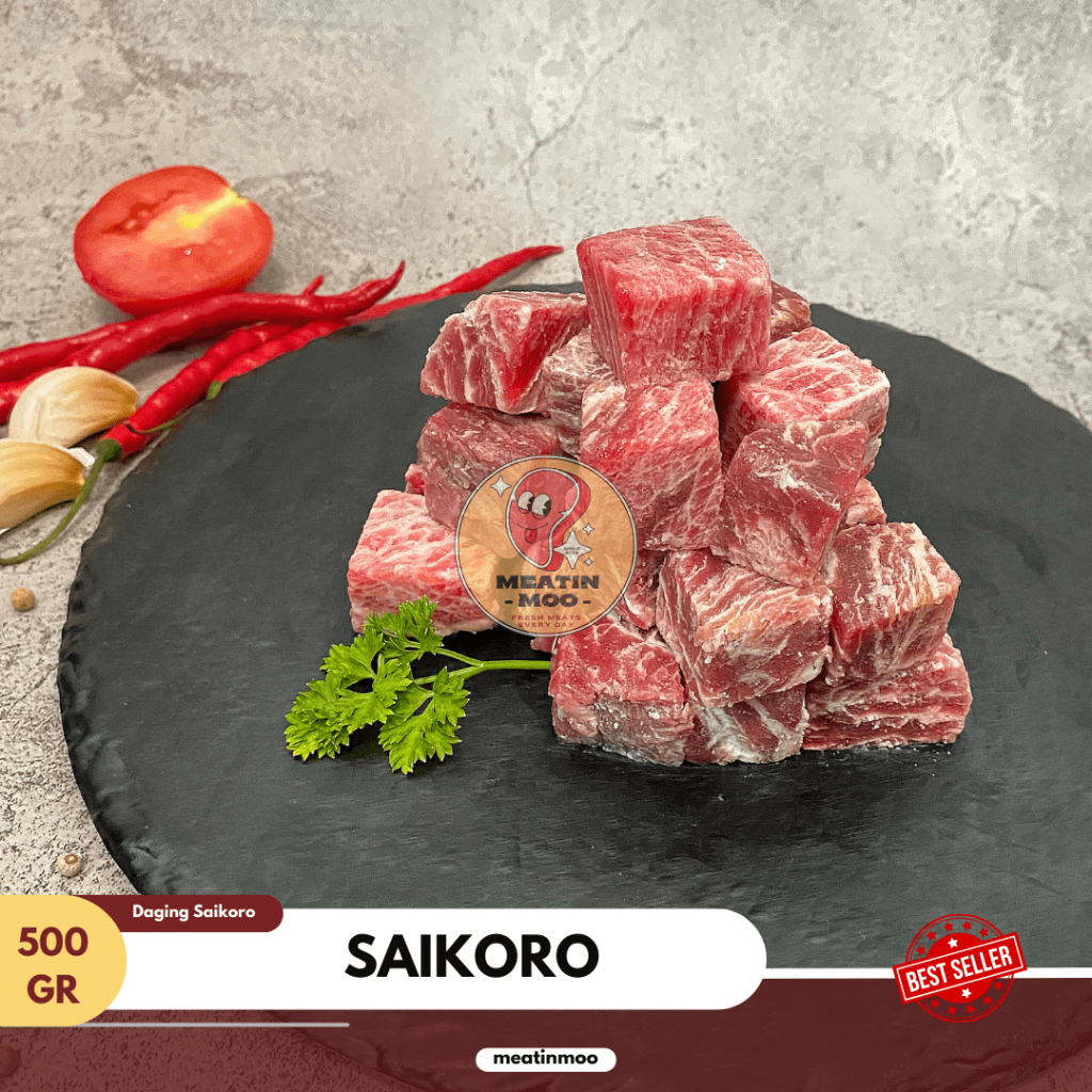 

Saikoro Beef / Daging Sapi Saikoro