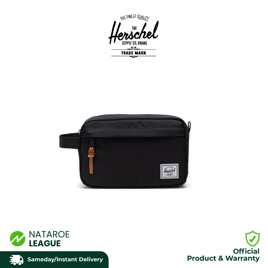 Herschel Chapter Travel Kit Pouch (5 L) - Black
