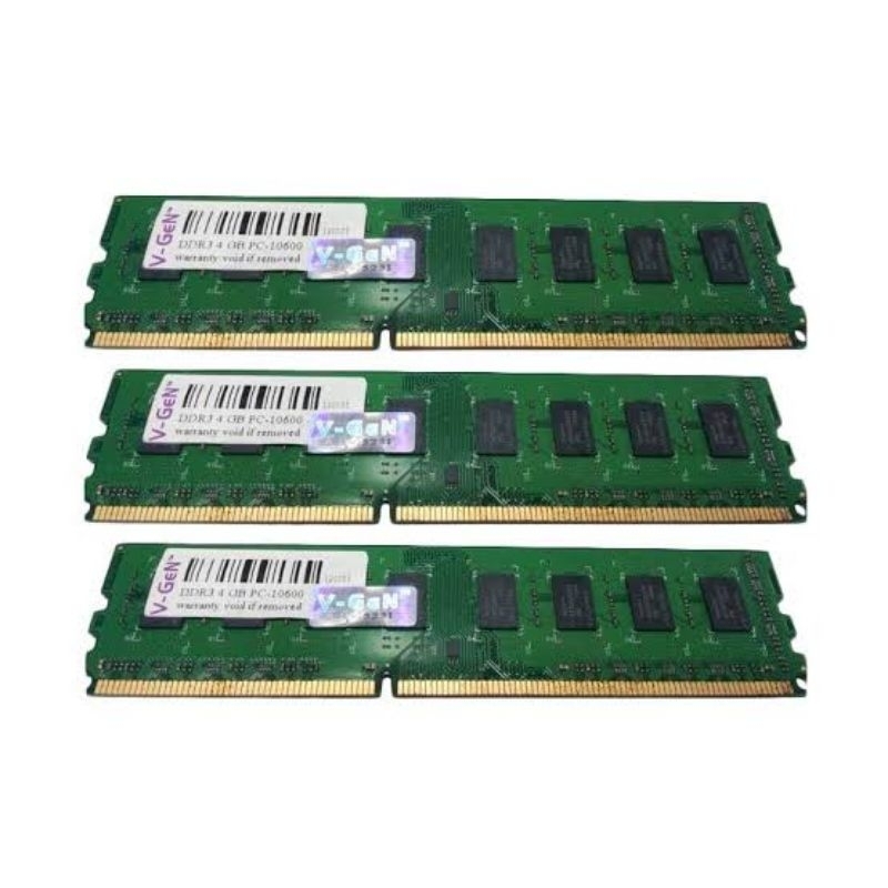 DDR3 8GB PC-10600/1333Mhz RAM PC/Komputer V-GeN Longdimm PLATINUM - 1.35 VOLT di Pb Card Jakarta