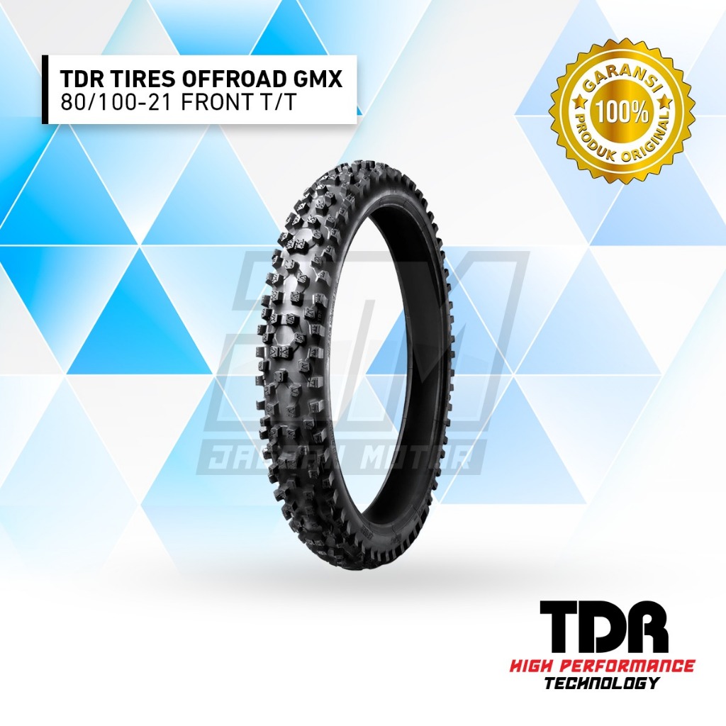 Ban Trail Set TDR 21/18 Tires Offroad GMX Front 80/100-21 & Rear 100/100-18 T/T