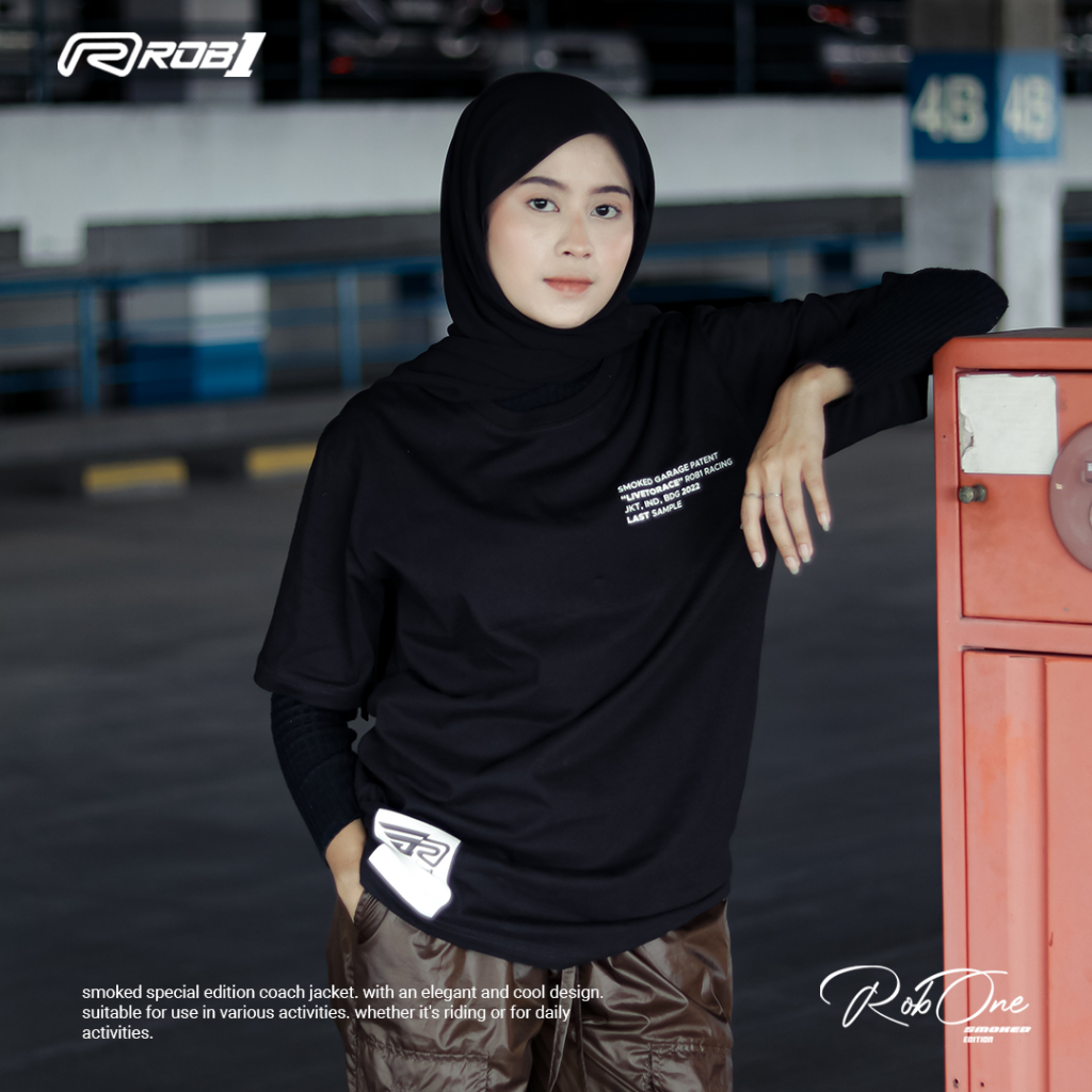 TSHIRT ROB1 SMOKED EDITION ( BLACK )