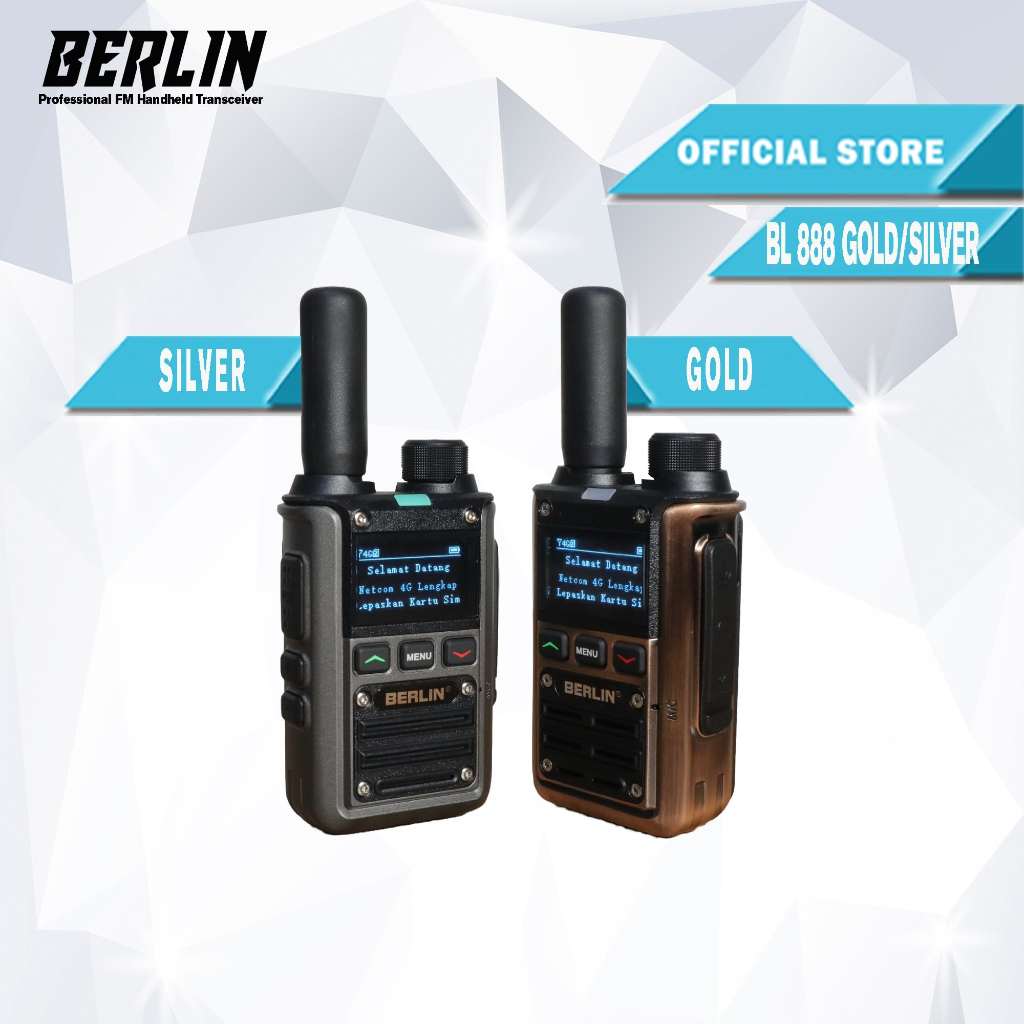 HT POC 4G BERLIN BL888-A sim card mobile network walkie talkie