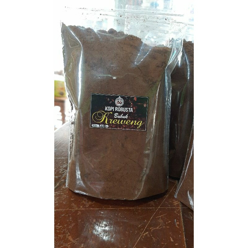 

Kopi Kreweng (Kopi Bubuk Robusta murni) netto : 100 gram