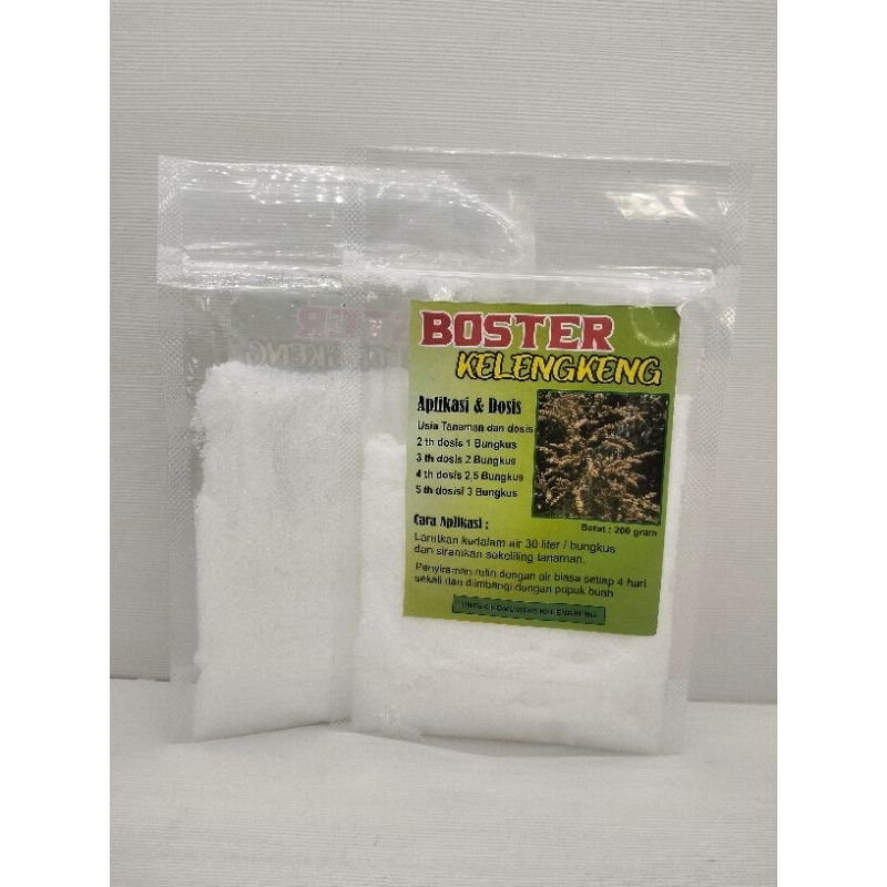 PUPUK BOSTER KELENGKENG 200 GRAM bahan aktif Naclo3